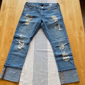 True Religion Liv Low Rise Relaxed Skinny